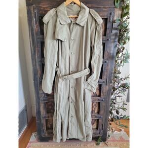 Vintage Banana Republic Belted Trench Sz L